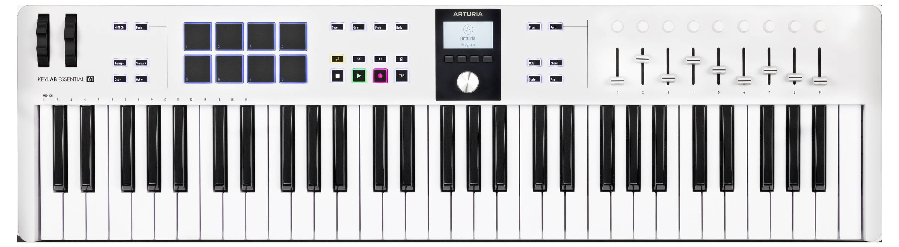 Arturia KeyLab Essential 49 mk3 Keyboard Weiß