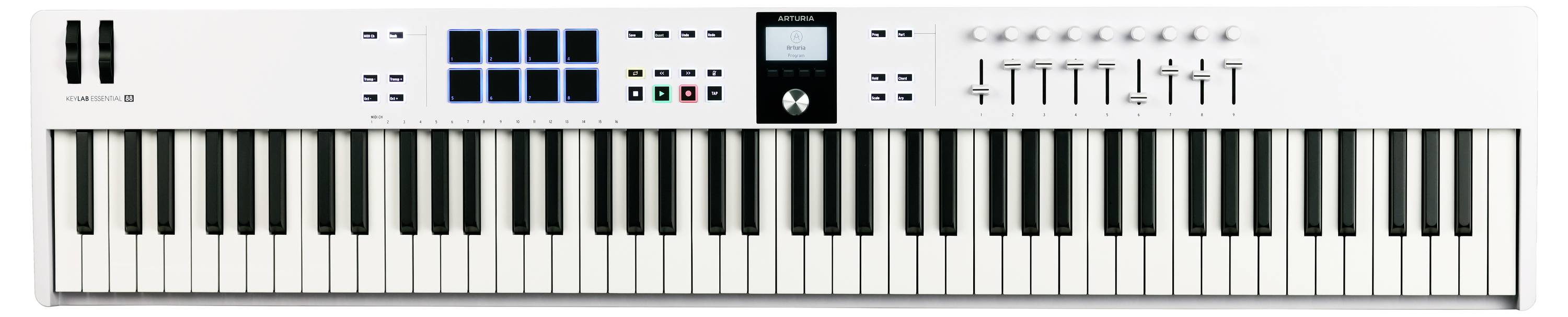 Arturia KeyLab Essential 88 mk3 Keyboard Weiß