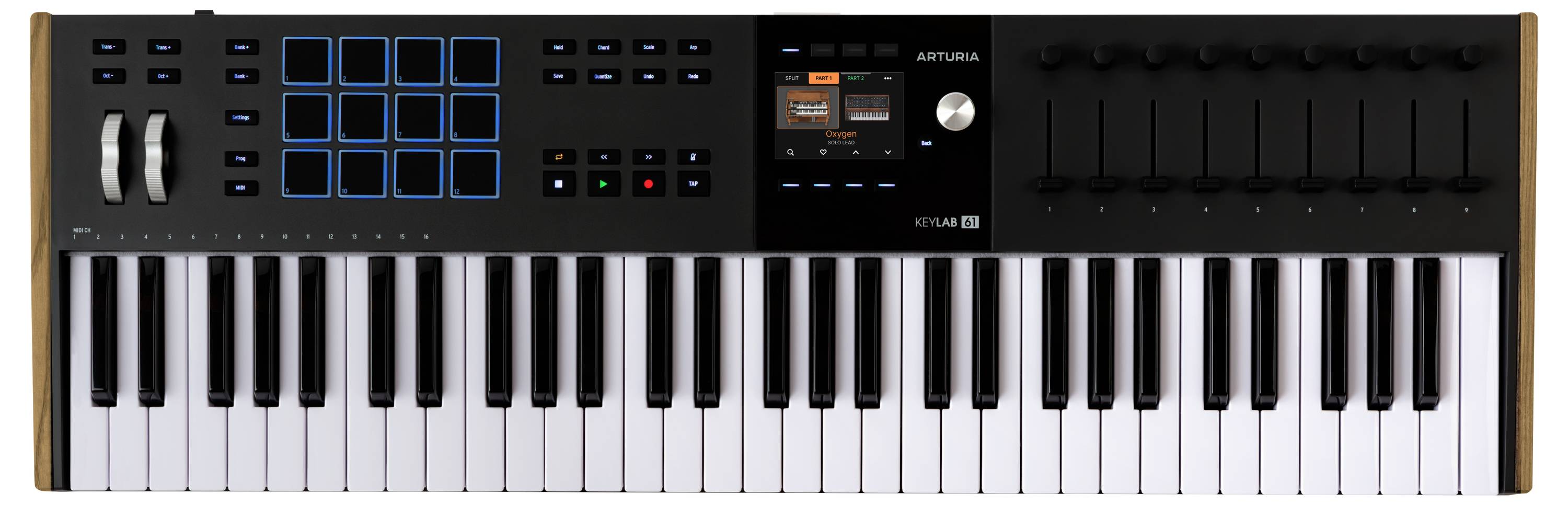 Arturia KeyLab 61 mk3 Keyboard Schwarz