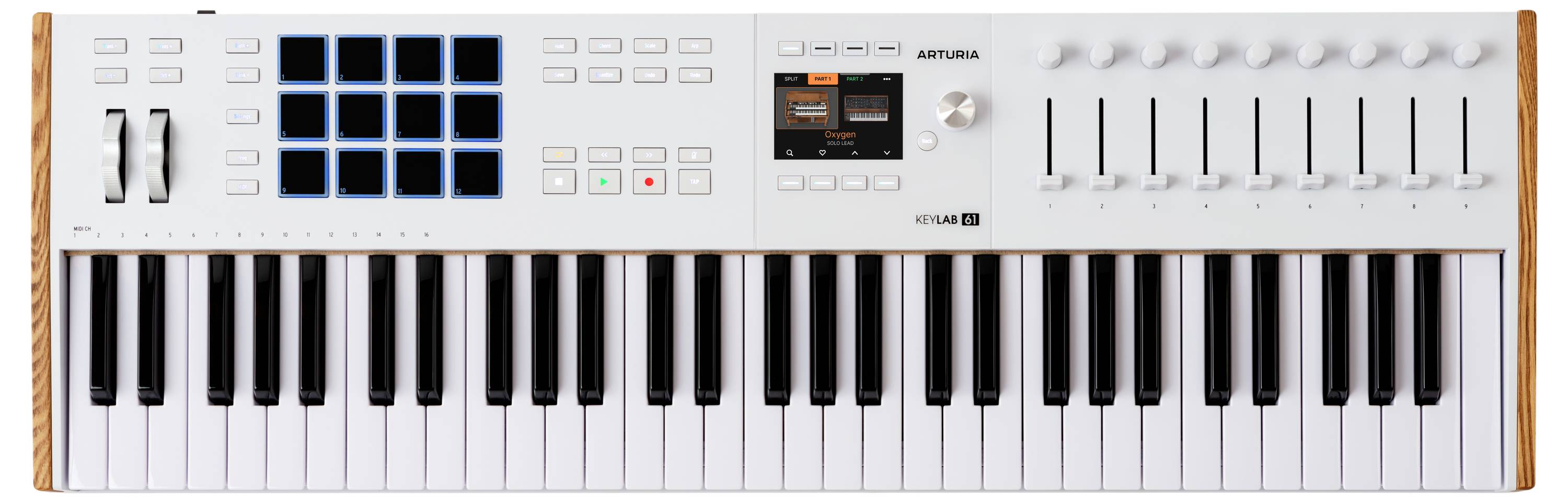 Arturia KeyLab 61 mk3 Keyboard Weiß
