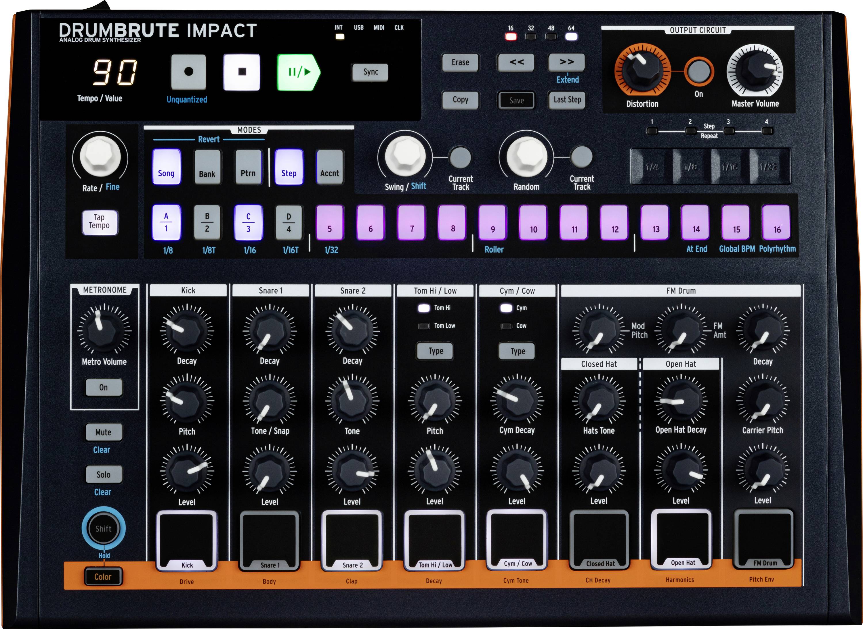 Arturia DrumBrute Impact Drum-Computer