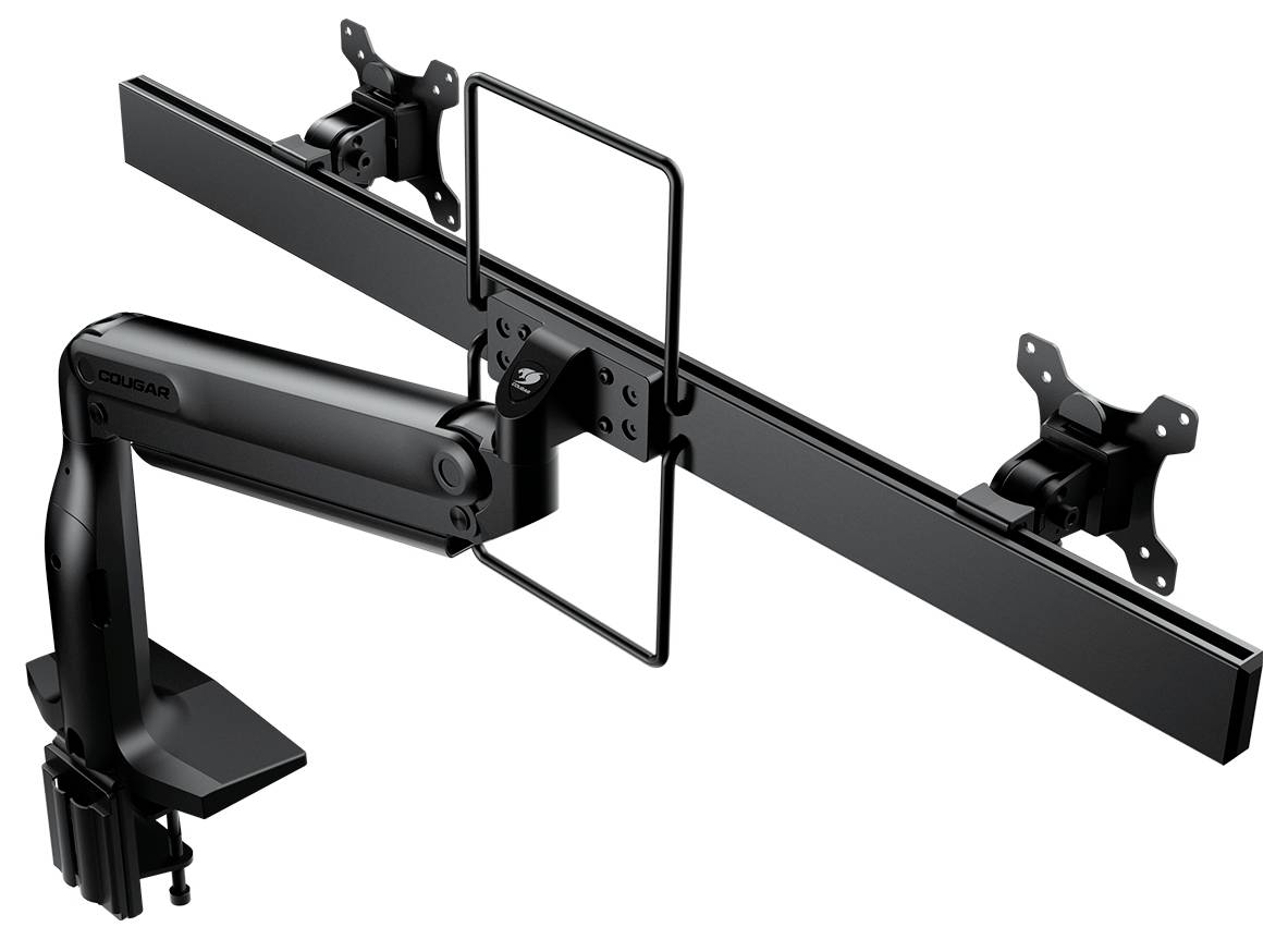 Cougar Monitorhalterung CGR-SDA-SB-01 2 Display(s) 88,9cm (35") Schwarz Höhenverstellbar