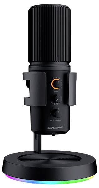 Cougar Stand Studiomikrofon CGR-U163RGB-500MK Übertragungsart (Details):Kabelgebunden