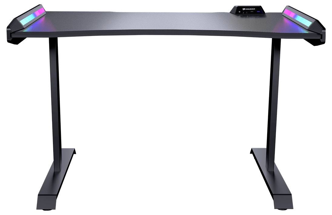 Cougar Gaming Schreibtisch höhenverstellbar Höhen-Bereich: 799 bis 899mm (B x H x T) 1531 x 770 x 903mm Schwarz CGR-MARS
