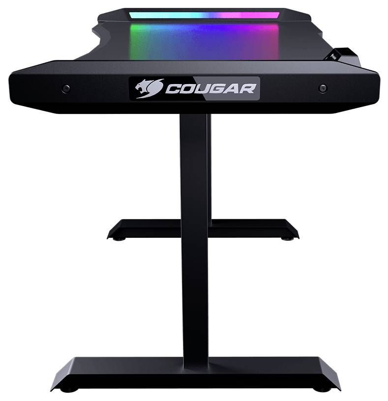 Cougar Gaming Schreibtisch höhenverstellbar Höhen-Bereich: 799 bis 899mm (B x H x T) 1531 x 770 x 903mm Schwarz CGR-MARS
