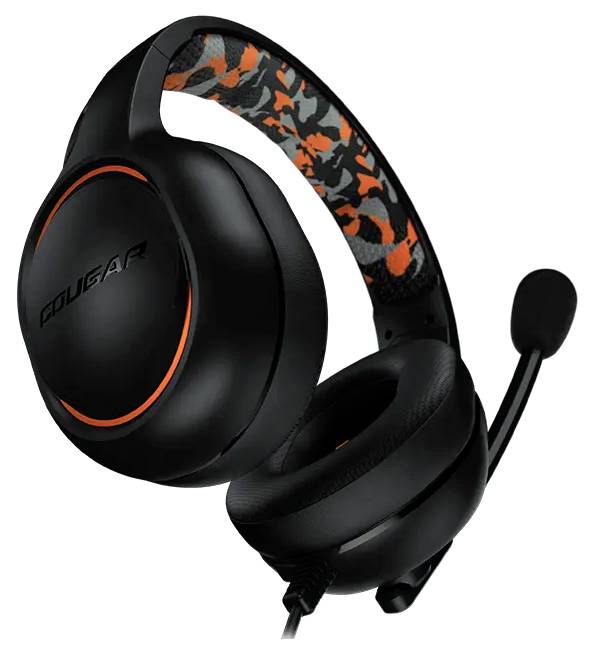 Cougar CGR-P50B-270 Over Ear Headset kabelgebunden Stereo Schwarz Gaming