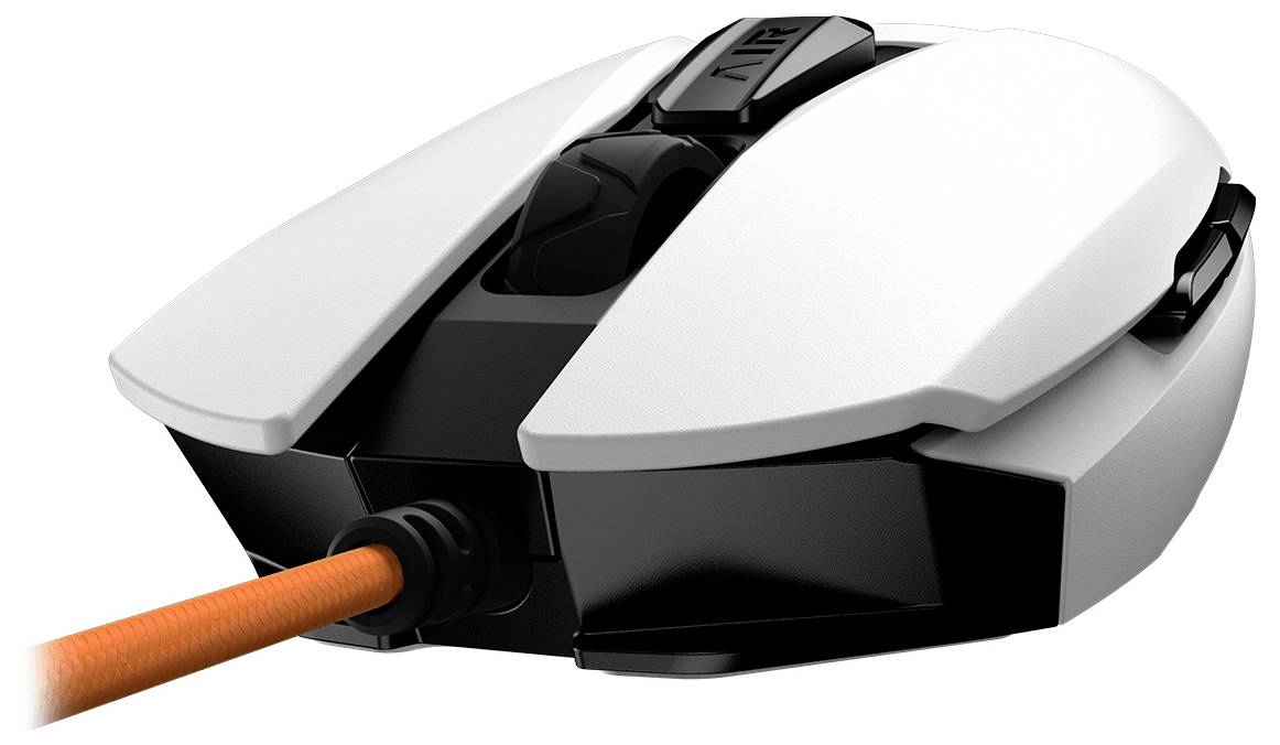 Cougar CGR-WONW-M487 Gaming-Maus Kabelgebunden Optisch Weiß 6 Tasten 20000 dpi