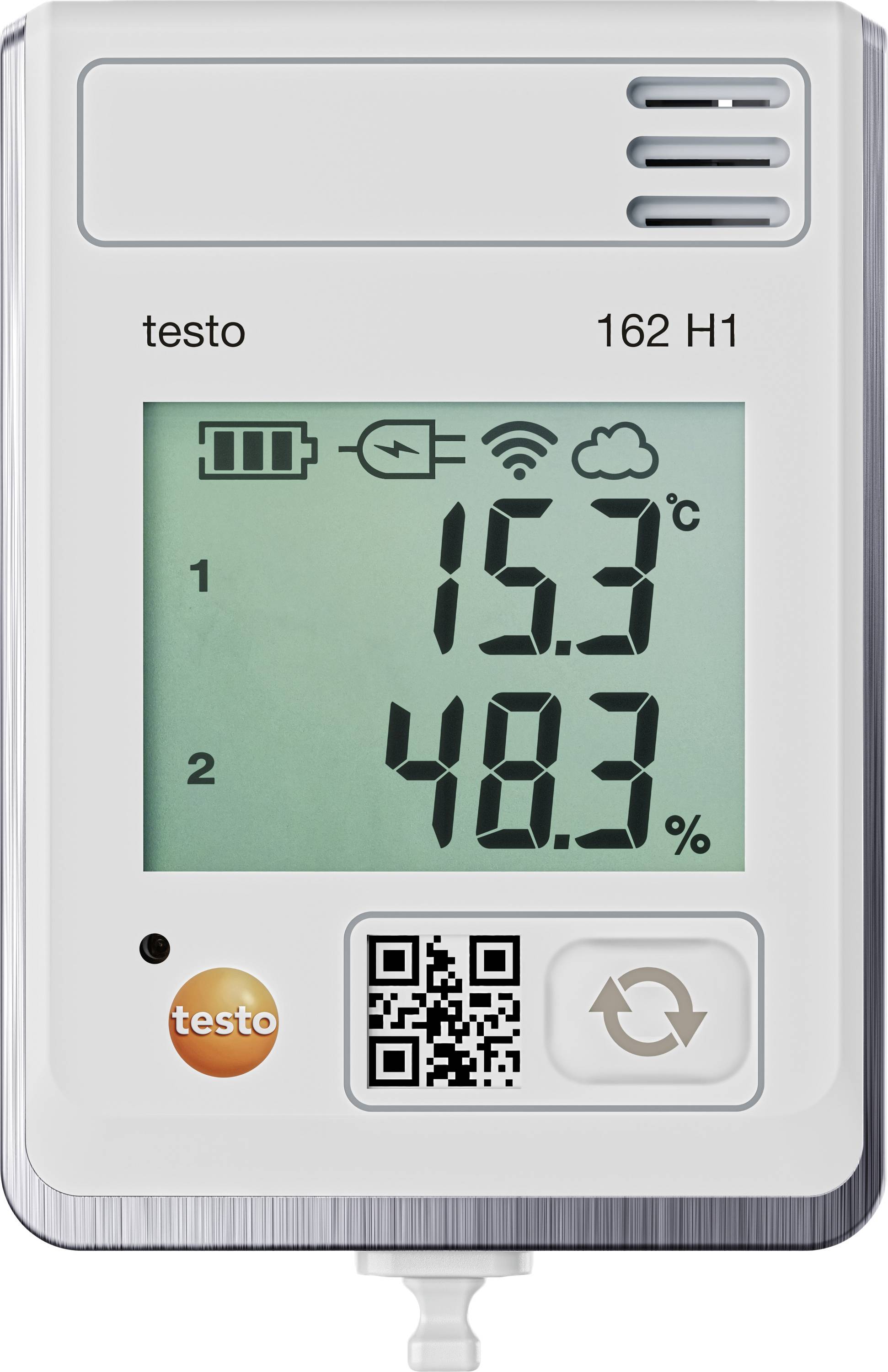Testo 0572 1624 162 H1 Multi-Datenlogger Messgröße Temperatur, Luftfeuchtigkeit -30 bis 50 °C 0 bi