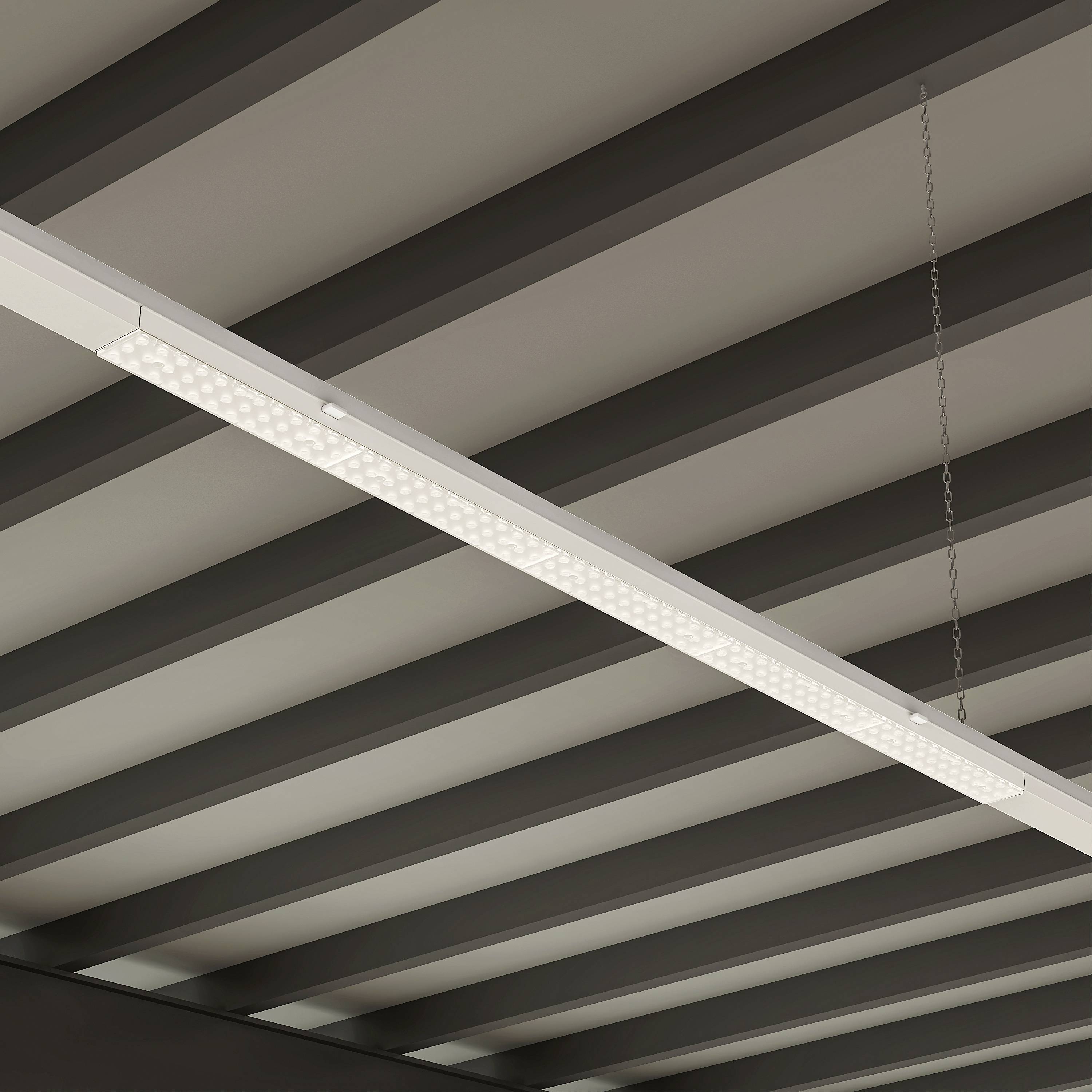 Deko Light 707226 Sanotrunk Universal Lichtbandbaustein, Lichtbandleuchte LED fest eingebaut 70W LED Signalweiß (RAL 9003) 1St.