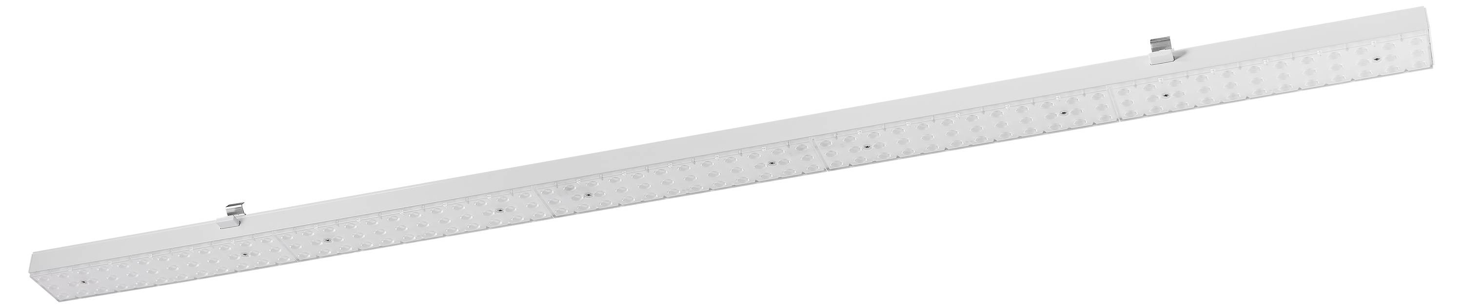 Ein langer, weißer Lineal mit Zentimeter- und Millimeterskala auf beiden Seiten, geeignet zum genauen Messen.