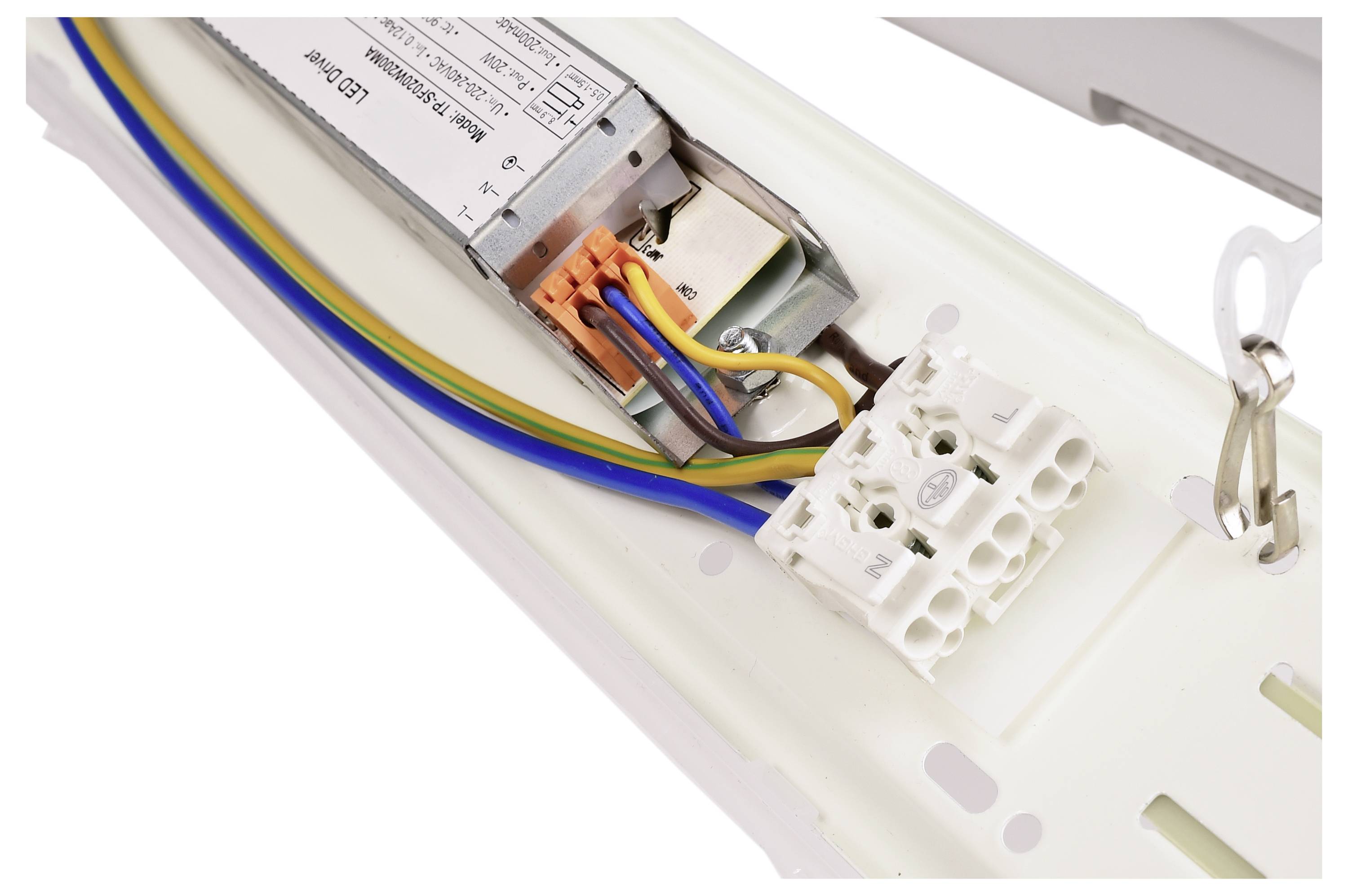 Deko Light Tri Proof Basic LED-Feuchtraum-Wannenleuchte LED 30W Neutralweiß Lichtgrau (RAL 7035)