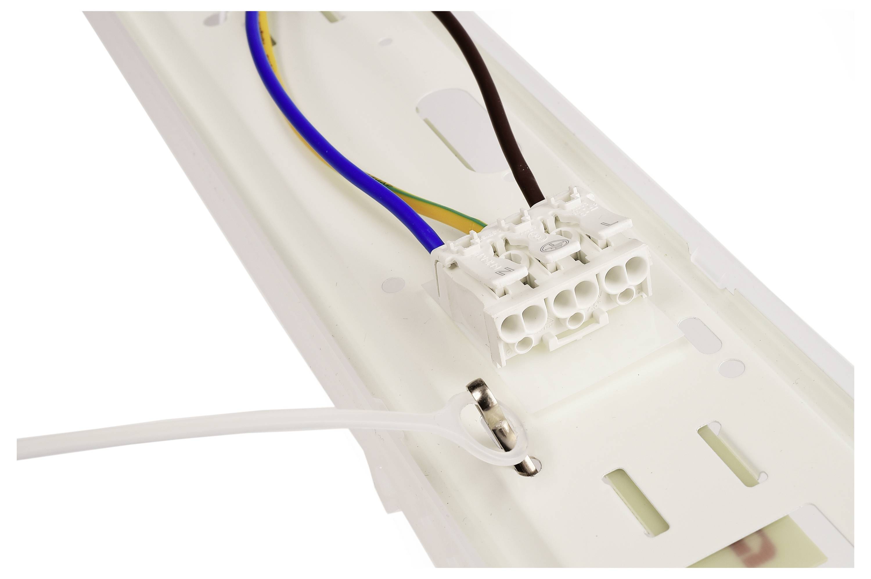 Deko Light Tri Proof Basic LED-Feuchtraum-Wannenleuchte LED 30W Neutralweiß Lichtgrau (RAL 7035)