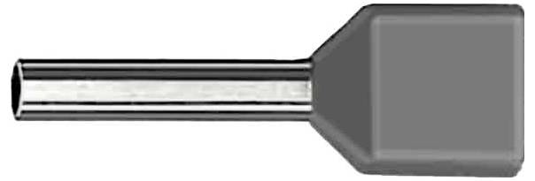 Ein Sechskantschraubendreher mit einer glänzenden Metallschaftachse und einem strukturierten grauen Griff, der typischerweise zum Anziehen oder Lösen von Sechskantschrauben verwendet wird.