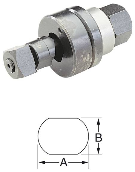 Klauke 50610922 Doppel-Formlocher