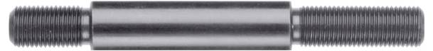 Eine Gewindestange mit symmetrischen Gewinden an beiden Enden, die häufig zum Befestigen oder als strukturelle Stütze in verschiedenen Anwendungen verwendet wird.