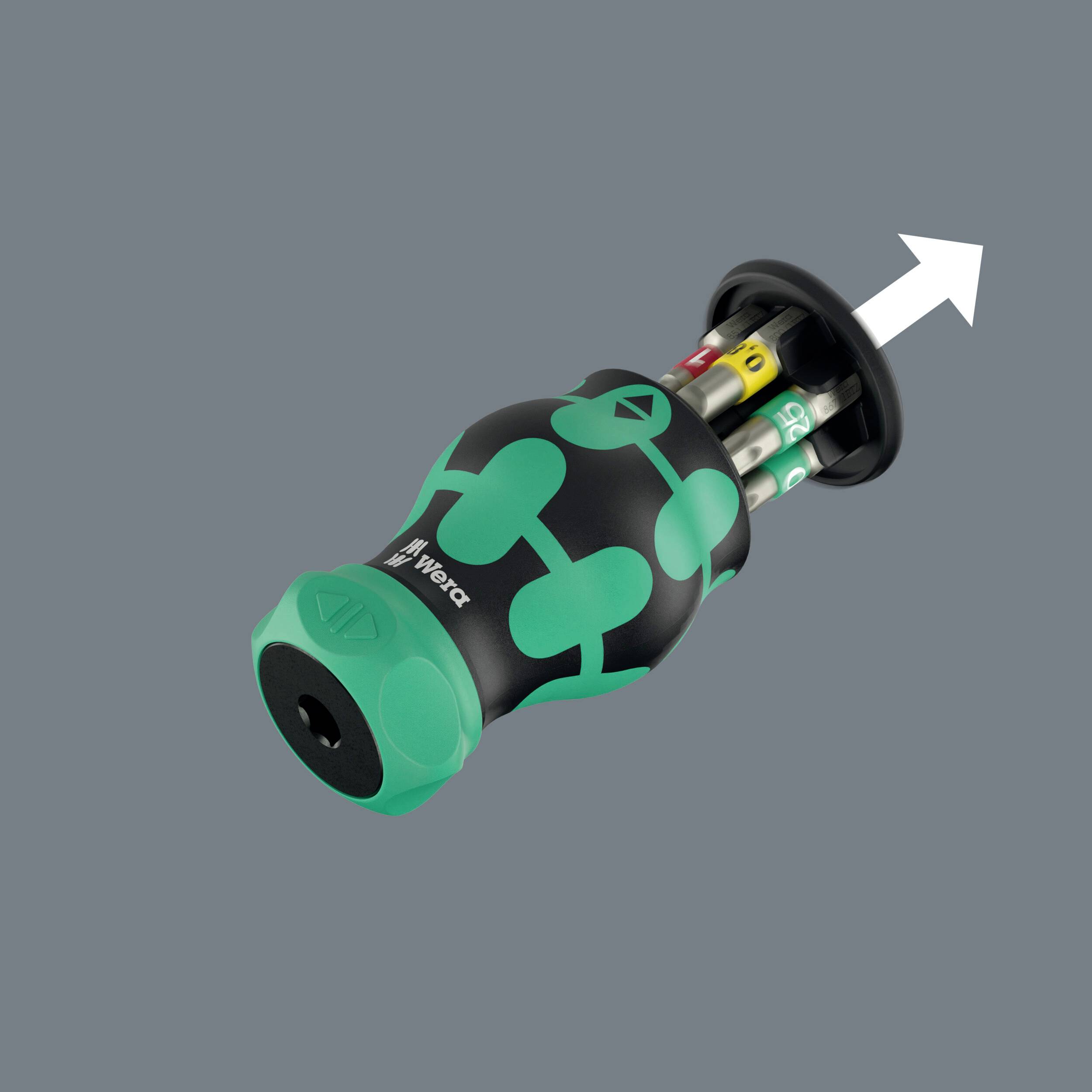 Wera Kompakt Stubby Magazin RA 1 2025 Universal Magazin-Schraubendreher