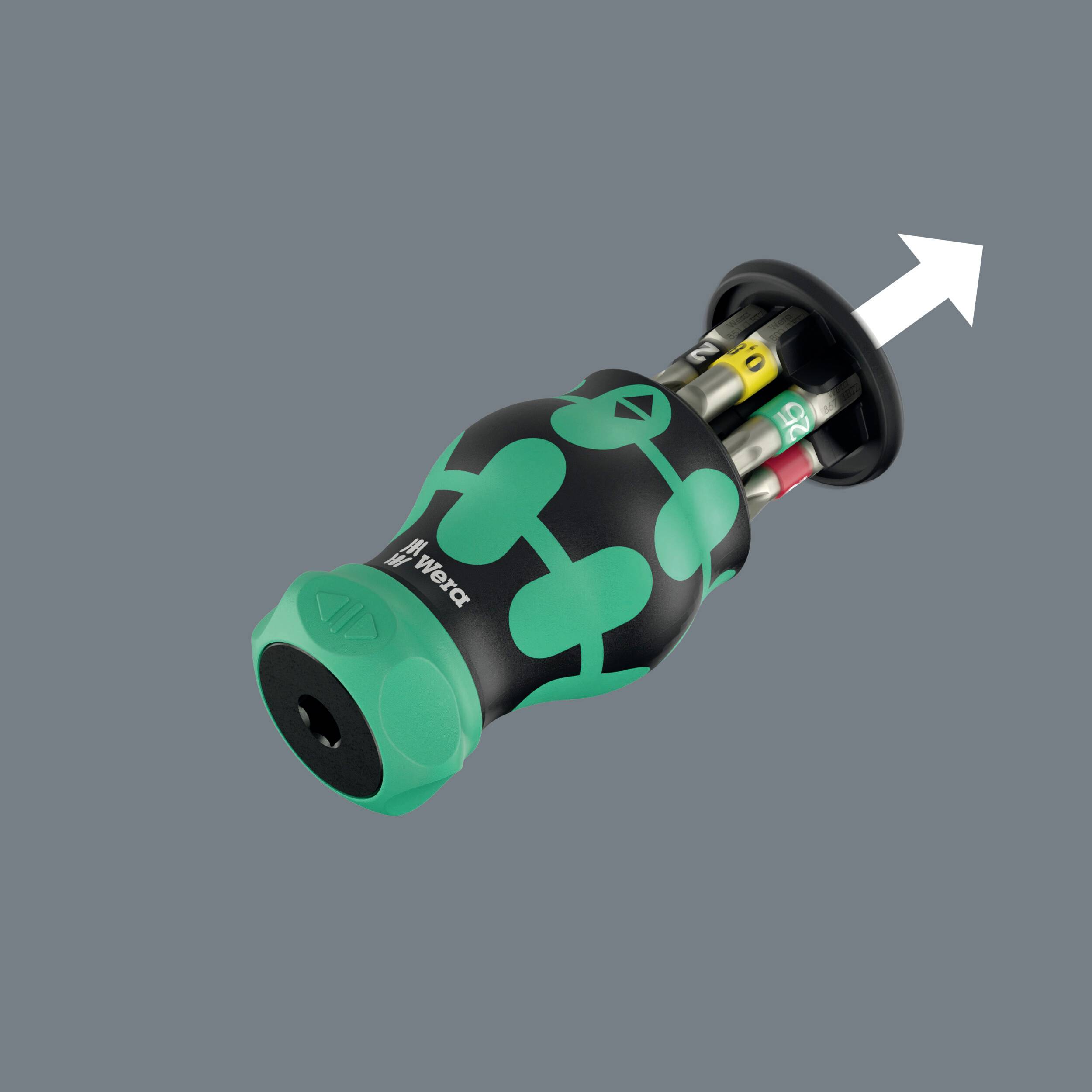 Wera Kompakt Stubby Magazin RA 2 2025 Universal Magazin-Schraubendreher