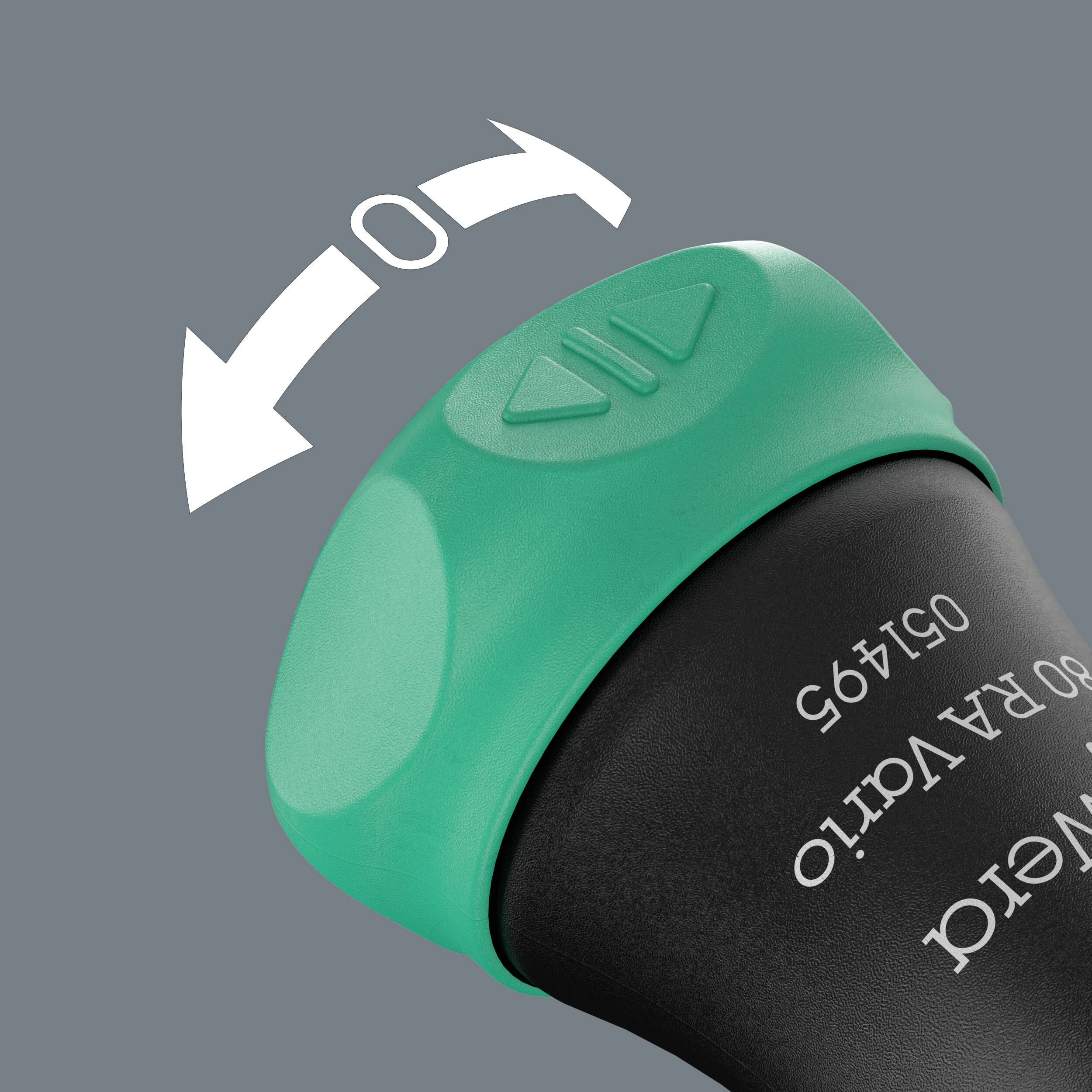 Wera 80 RA Vario Werkstatt Ratschen-Schraubendreher 1/4" (6.3 mm)