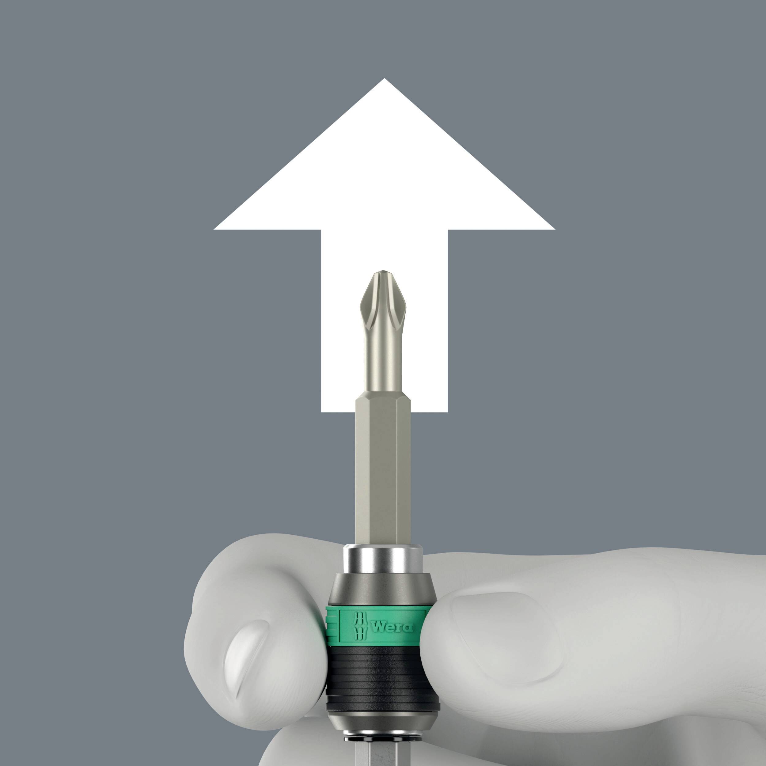 Wera Kompakt 60 RA-R Imperial 1 05051531001 Bit-Set Schlitz, Kreuzschlitz Phillips, Kreuzschlitz Pozidriv, TORX BO