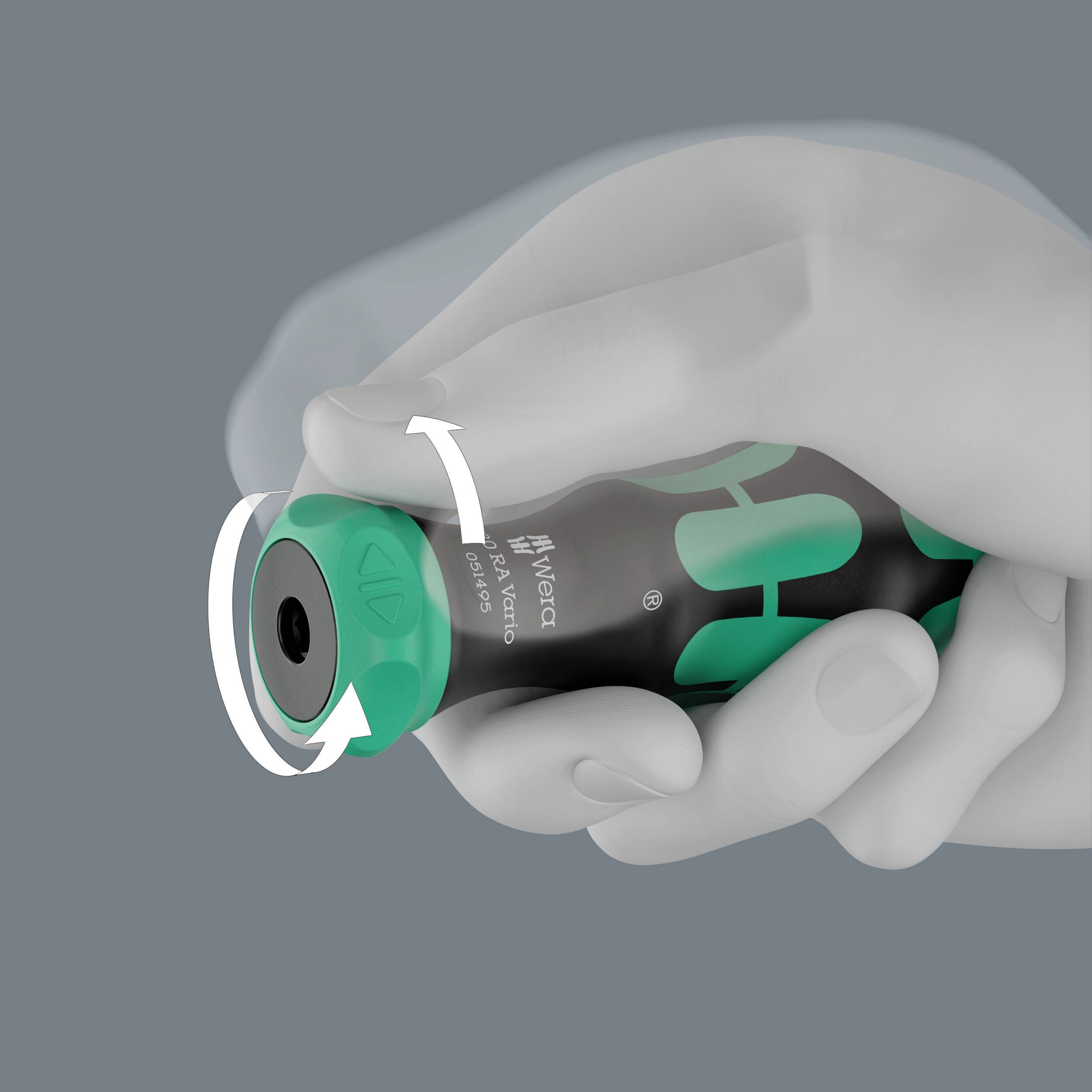 Wera Kompakt Vario RA 2025 Werkstatt Wechselklingen-Set Schlitz, Kreuzschlitz Phillips, Kreuzschlitz Pozidriv, Innen-TORX, Innen-Sechskant