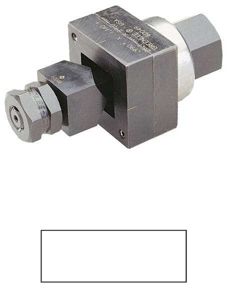 Ein Metall-Hydraulik-Durchflussregelventil mit sechseckigen Anschlüssen, verwendet zur Regulierung des Fluidflusses in Maschinen oder industriellen Systemen.