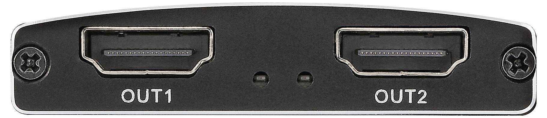 SpeaKa Professional HDMI-Splitter 3840 x 2160 Pixel Schwarz