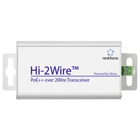 Renkforce RF-6861940 PoE++ over 2Wire Transceiver 2-Draht Reichweite (max.): 300m 1 St. 100MBit/s mit PoE-Funktion Renkforce RF-6861940 PoE++ over 2Wire Transceiver 2-Draht Reichweite (max.): 300m 1 St. 100MBit/s mit PoE-Funktion
