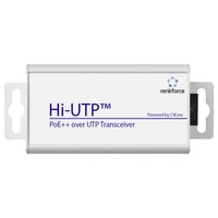 Renkforce RF-6861942 PoE++ over UTP Transceiver Patchkabel Reichweite (max.): 400m 1 St. 100MBit/s mit PoE-Funktion Renkforce RF-6861942 PoE++ over UTP Transceiver Patchkabel Reichweite (max.): 400m 1 St. 100MBit/s mit PoE-Funktion