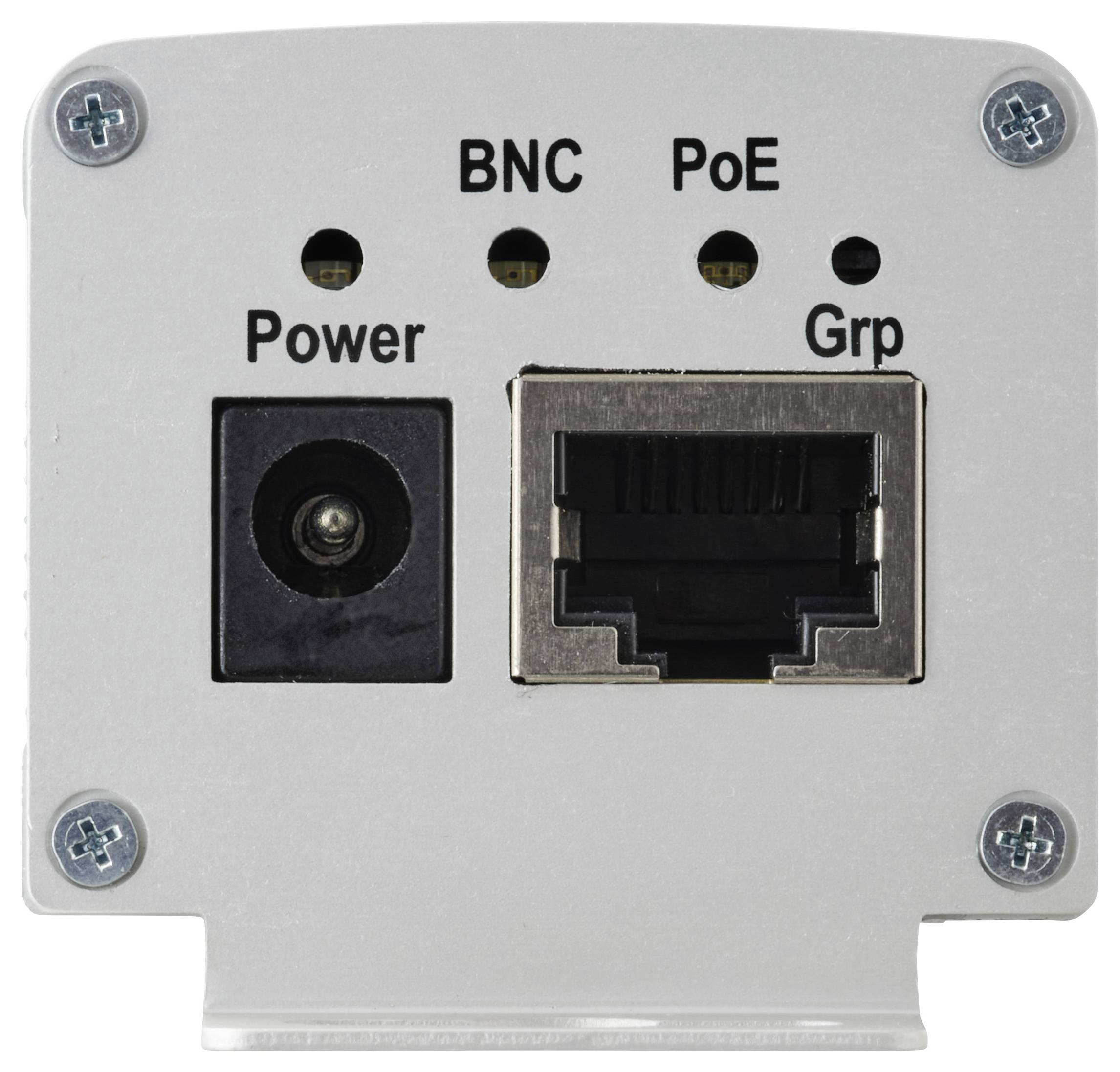 Netzwerkgerätepanel mit Anschlüssen, die mit 