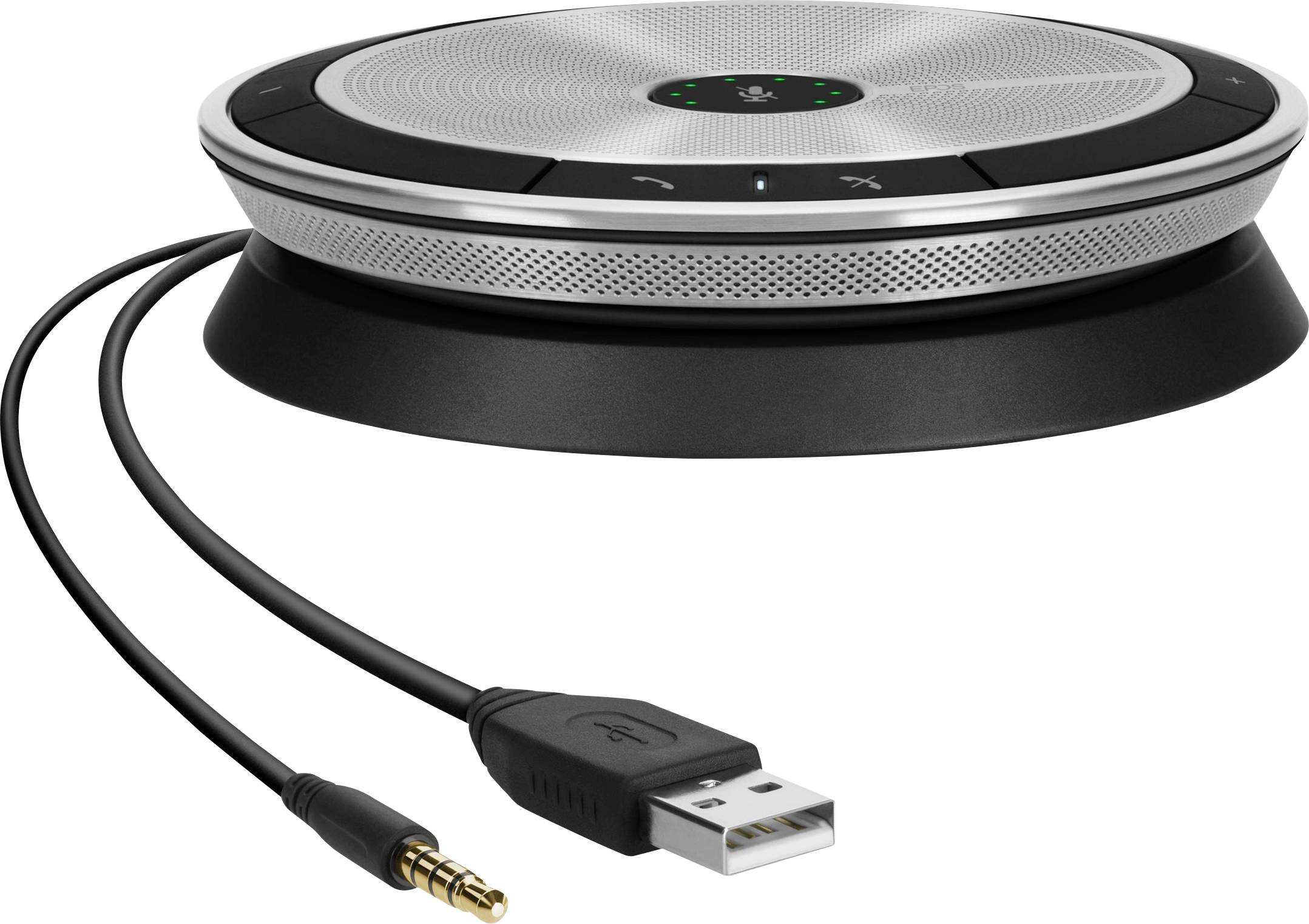 EPOS EXPAND 20 Konferenzlautsprecher USB-A (USB 2.0), Klinke Silber, Schwarz