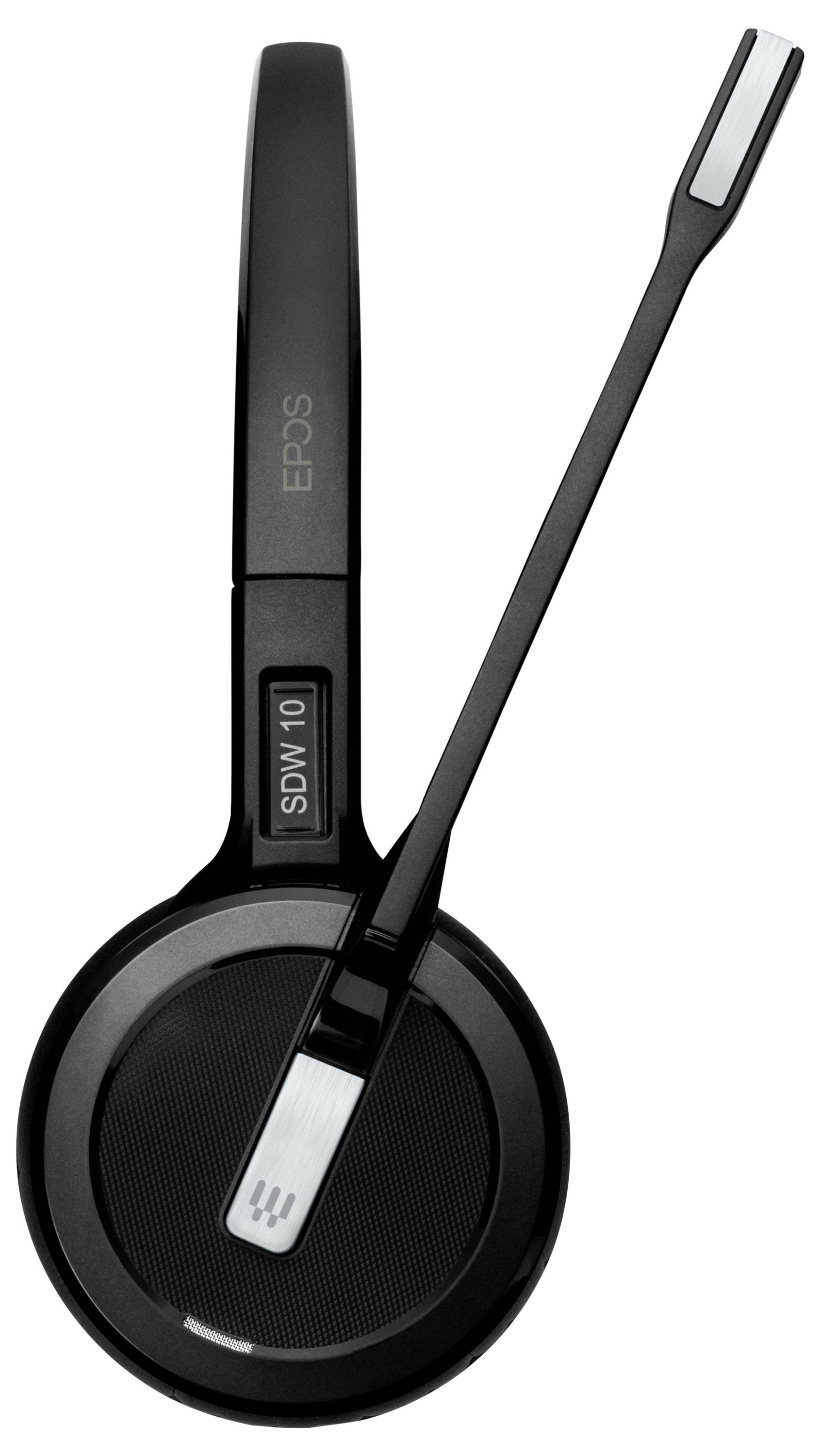EPOS IMPACT SDW 10 HS On Ear Headset Kabellos, DECT Mono Schwarz Headset, Mono Telefon