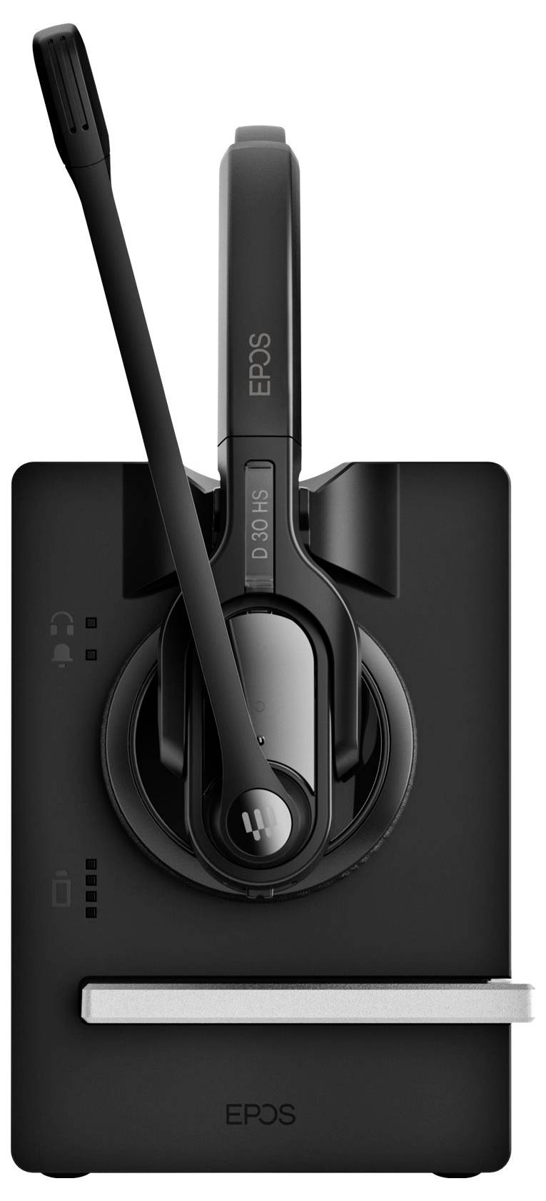 EPOS IMPACT D 30 Phone On Ear Headset Kabellos, DECT Stereo Schwarz Headset, Lautstärkeregelung Telefon