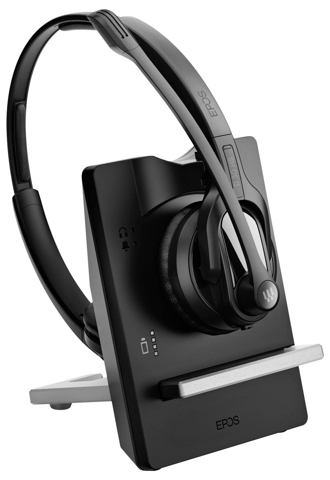 EPOS IMPACT D 30 Phone On Ear Headset Kabellos, DECT Stereo Schwarz Headset, Lautstärkeregelung Telefon