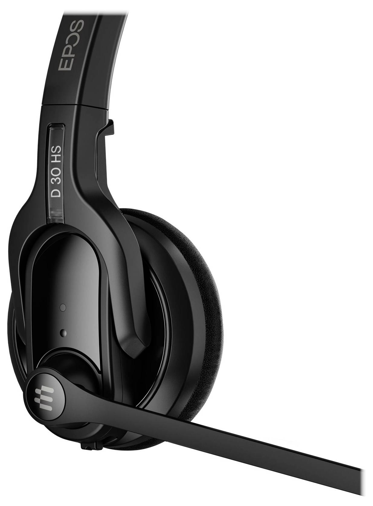 EPOS IMPACT D 30 Phone On Ear Headset Kabellos, DECT Stereo Schwarz Headset, Lautstärkeregelung Telefon