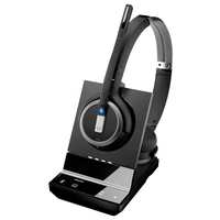 EPOS IMPACT SDW 5063 On Ear Headset Kabellos, DECT Stereo Schwarz Noise Cancelling, Mikrofon-Rauschunterdrückung Telefon EPOS IMPACT SDW 5063 On Ear Headset Kabellos, DECT Stereo Schwarz Noise Cancelling, Mikrofon-Rauschunterdrückung Telefon