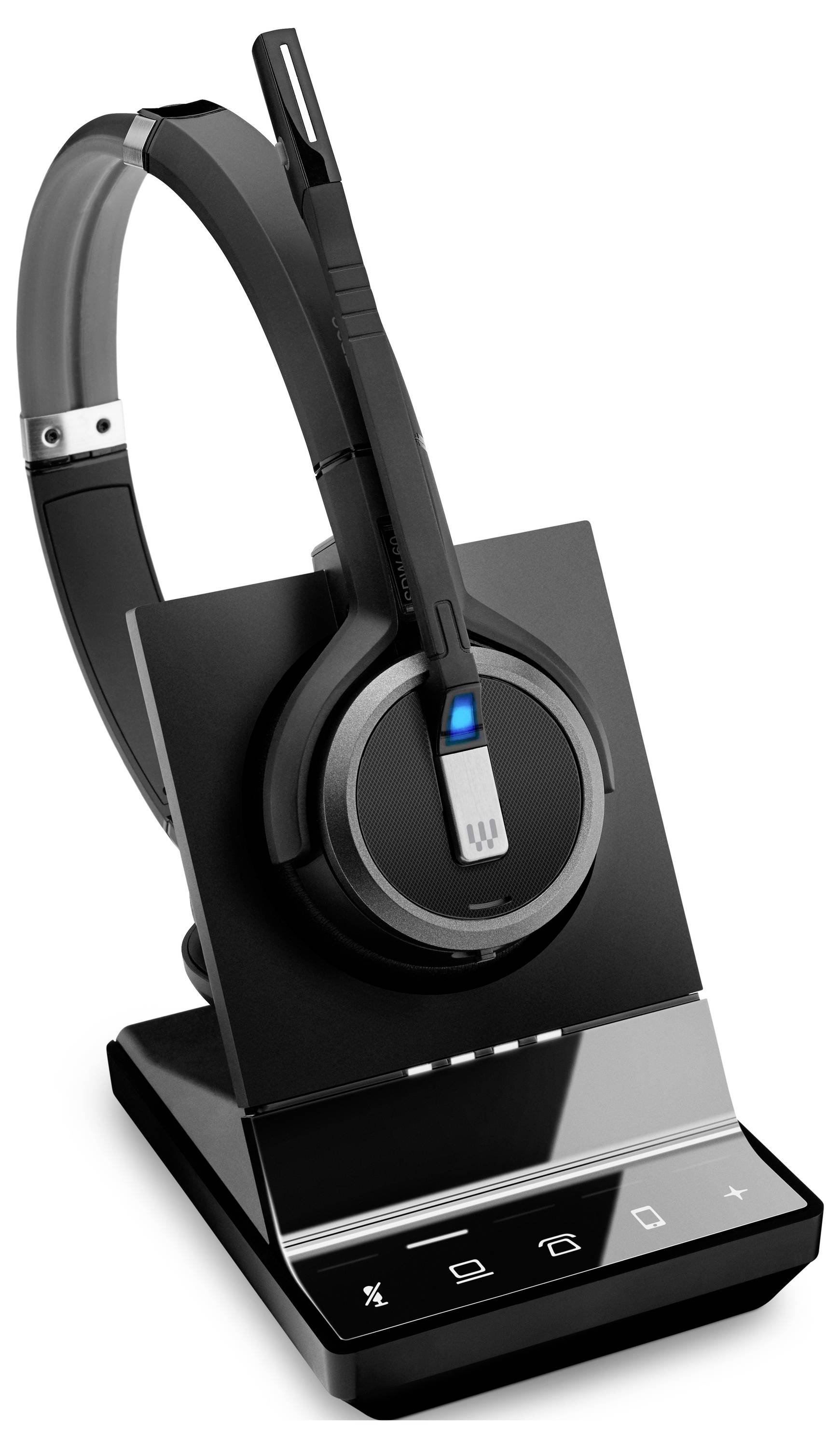 EPOS IMPACT SDW 5065 On Ear Headset Kabellos, DECT Stereo Noise Cancelling, Mikrofon-Rauschunterdrückung Telefon