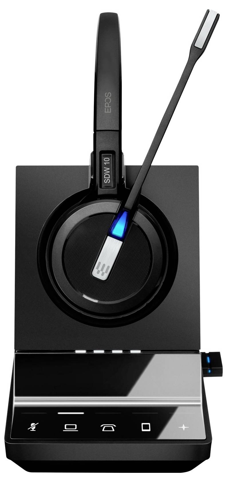 EPOS IMPACT SDW 5016 On Ear Headset Kabellos, DECT Mono Noise Cancelling, Mikrofon-Rauschunterdrückung Telefon