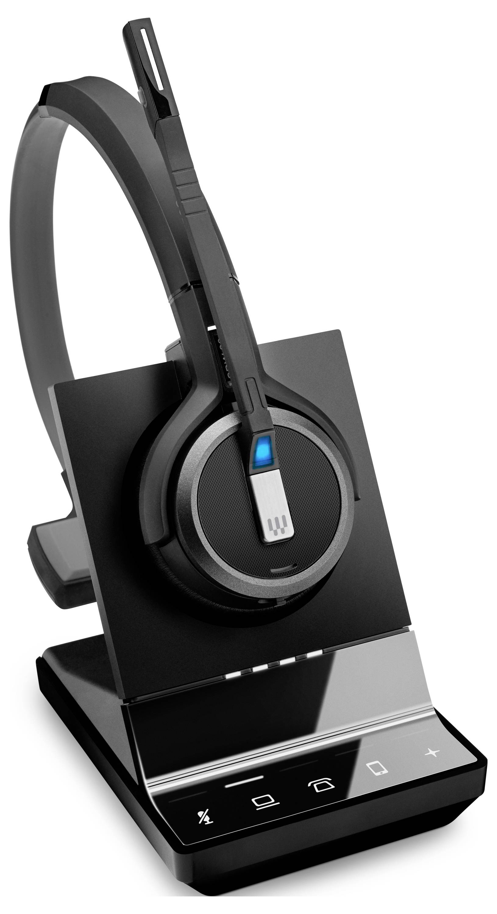EPOS IMPACT SDW 5036 On Ear Headset Kabellos, DECT Mono Noise Cancelling, Mikrofon-Rauschunterdrückung Telefon