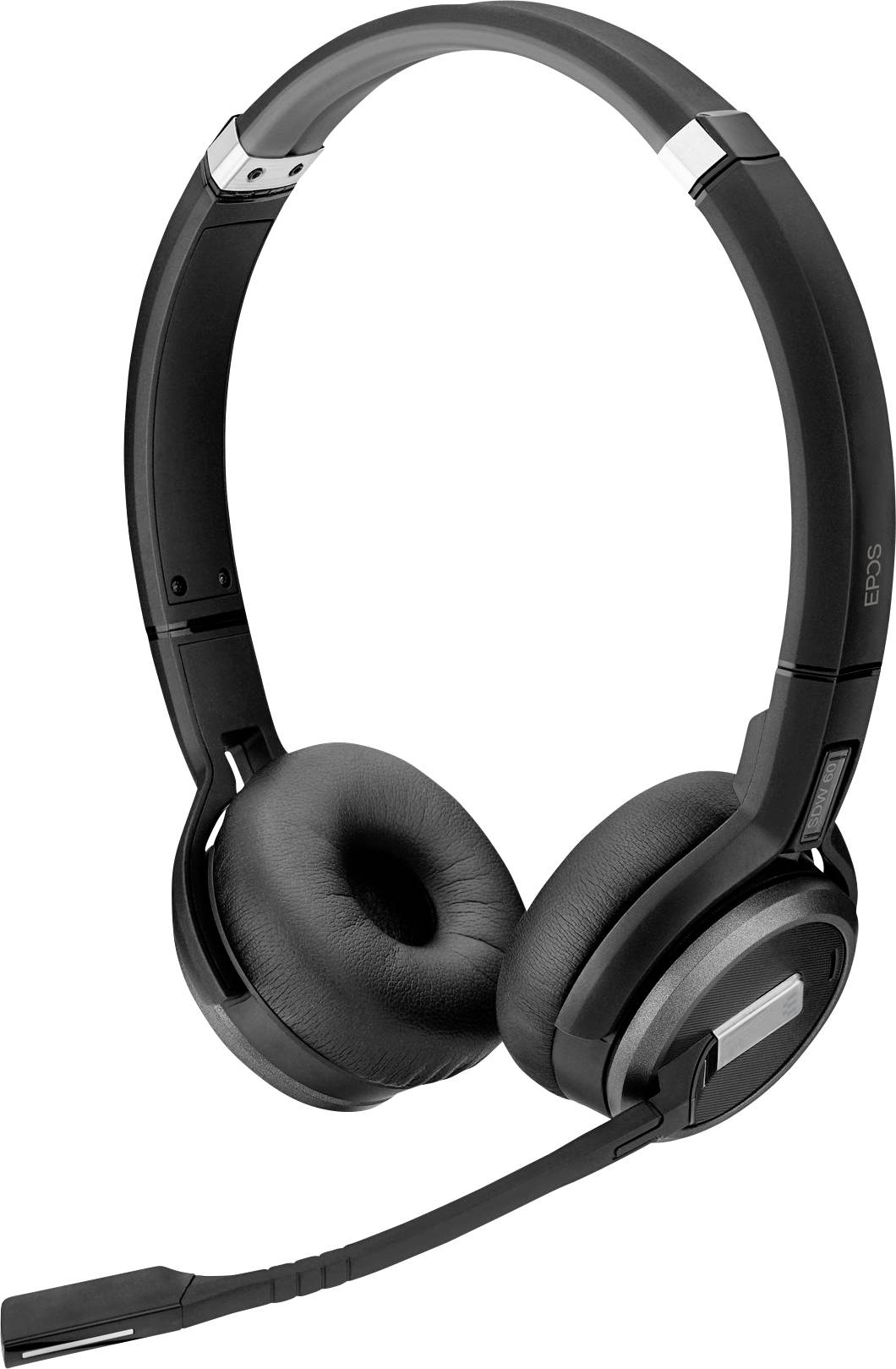 EPOS IMPACT SDW 5066 On Ear Headset Kabellos, DECT Stereo Noise Cancelling, Mikrofon-Rauschunterdrückung Telefon