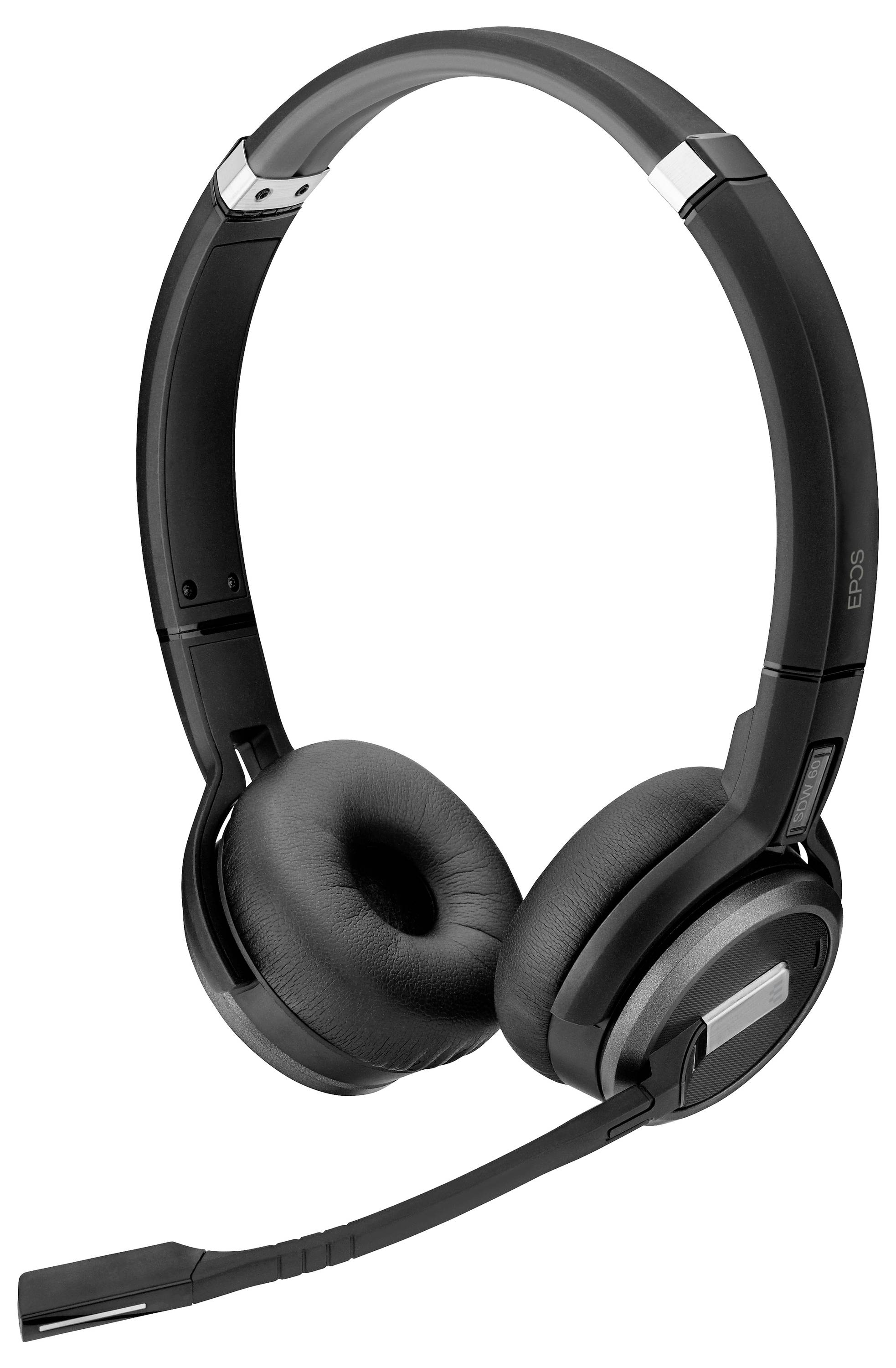 EPOS IMPACT SDW 5066 On Ear Headset Kabellos, DECT Stereo Noise Cancelling, Mikrofon-Rauschunterdrückung Telefon