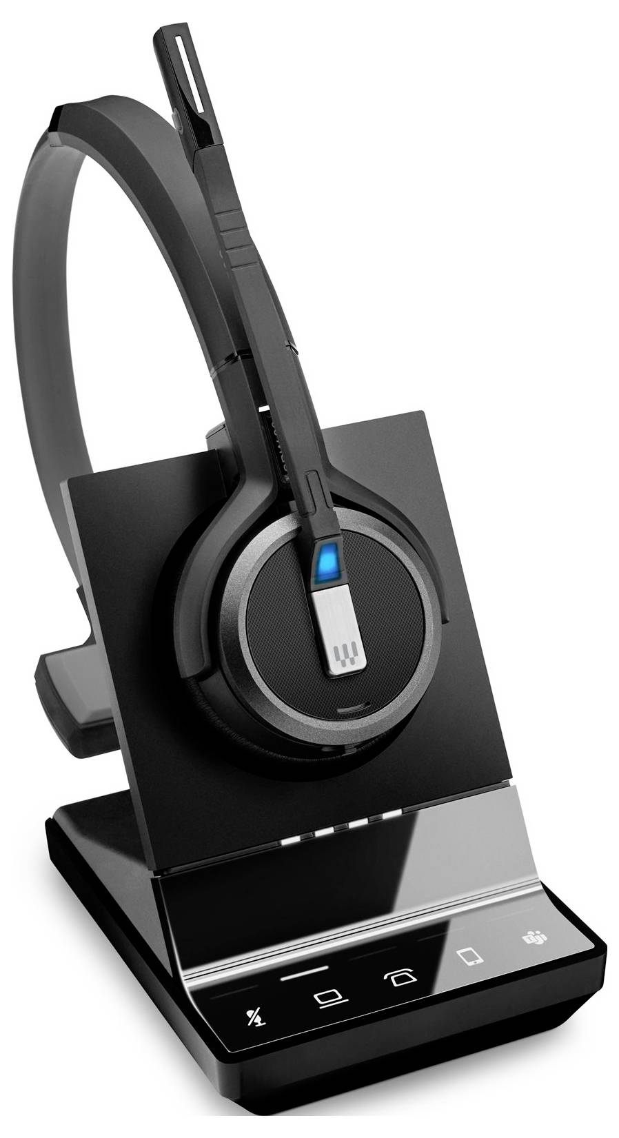 EPOS IMPACT SDW 5036T On Ear Headset Kabellos, DECT Mono Noise Cancelling, Mikrofon-Rauschunterdrückung Telefon
