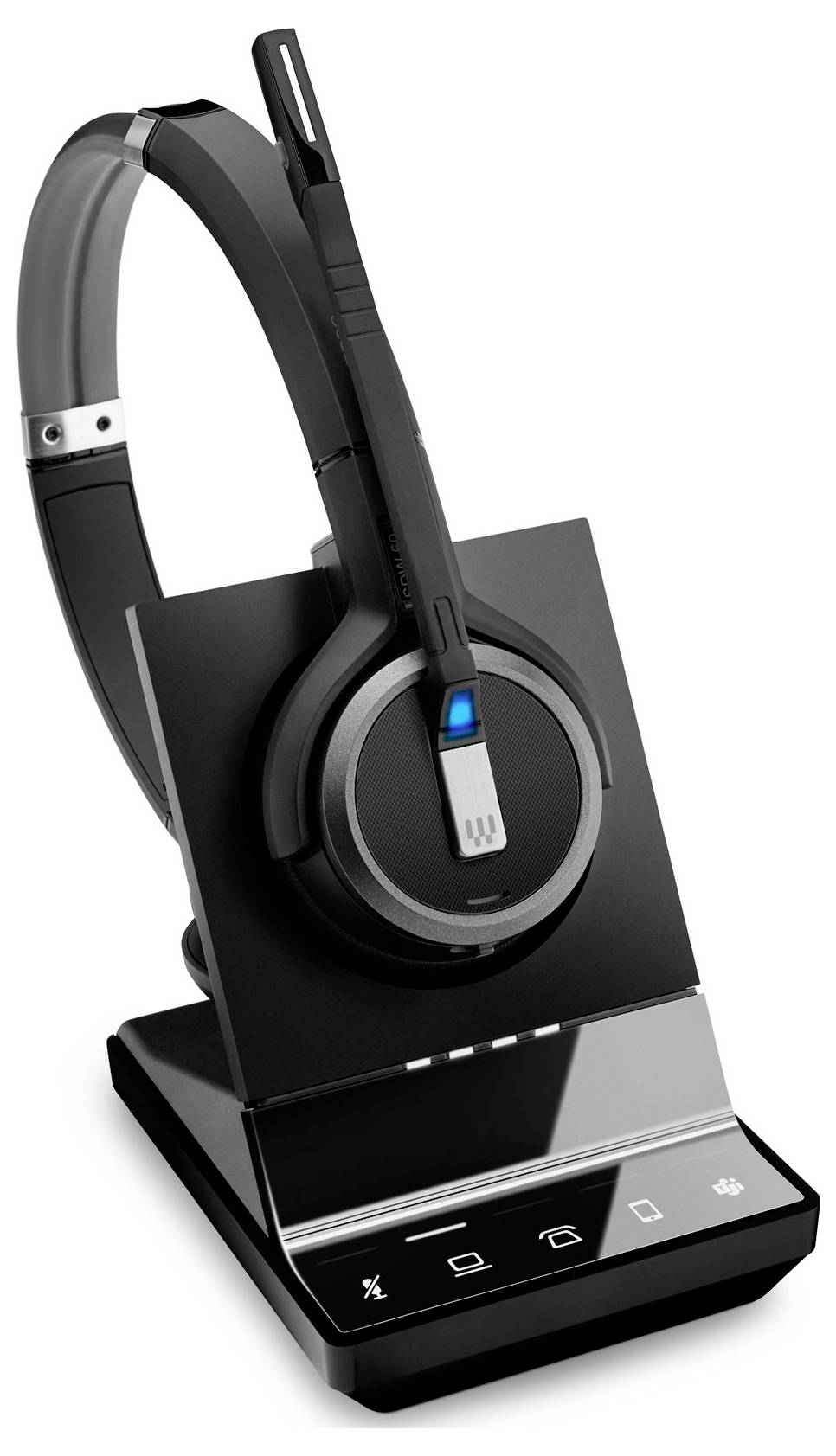 EPOS IMPACT SDW 5066T On Ear Headset Kabellos, DECT Stereo Noise Cancelling, Mikrofon-Rauschunterdrückung Telefon