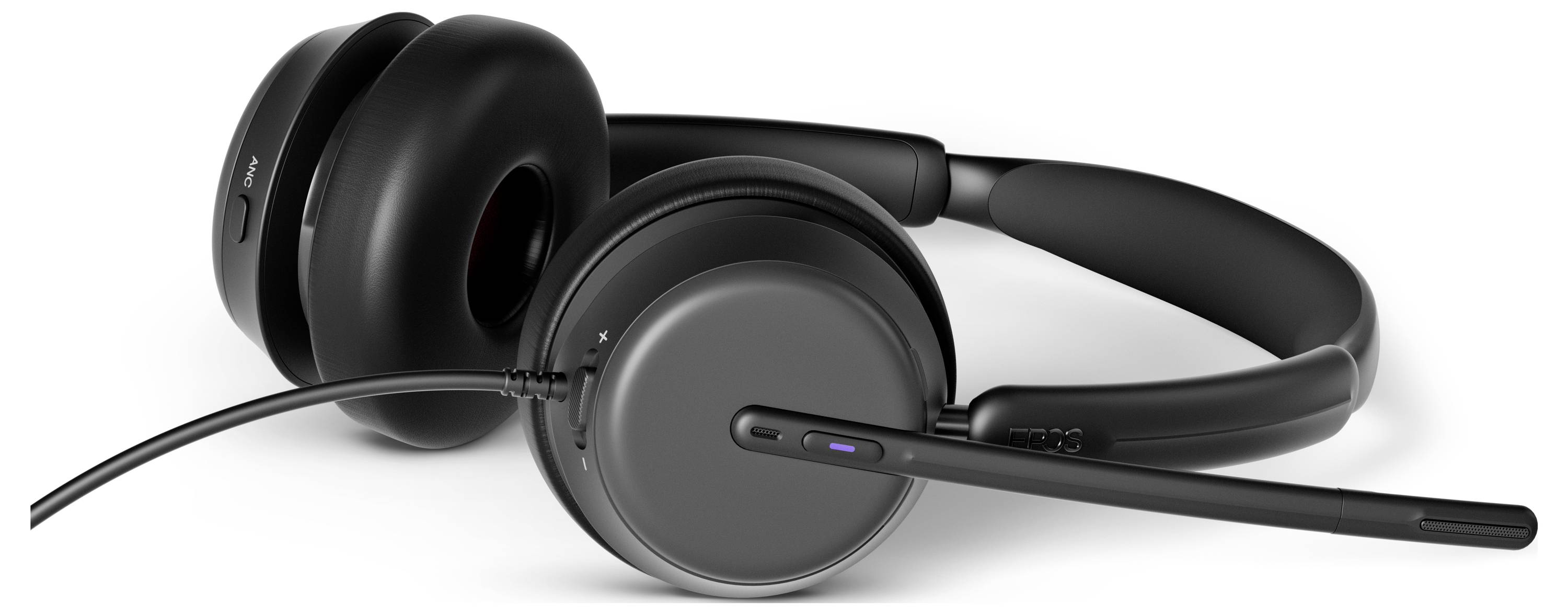 EPOS IMPACT 860T ANC On Ear Headset kabelgebunden Stereo Schwarz Headset Telefon