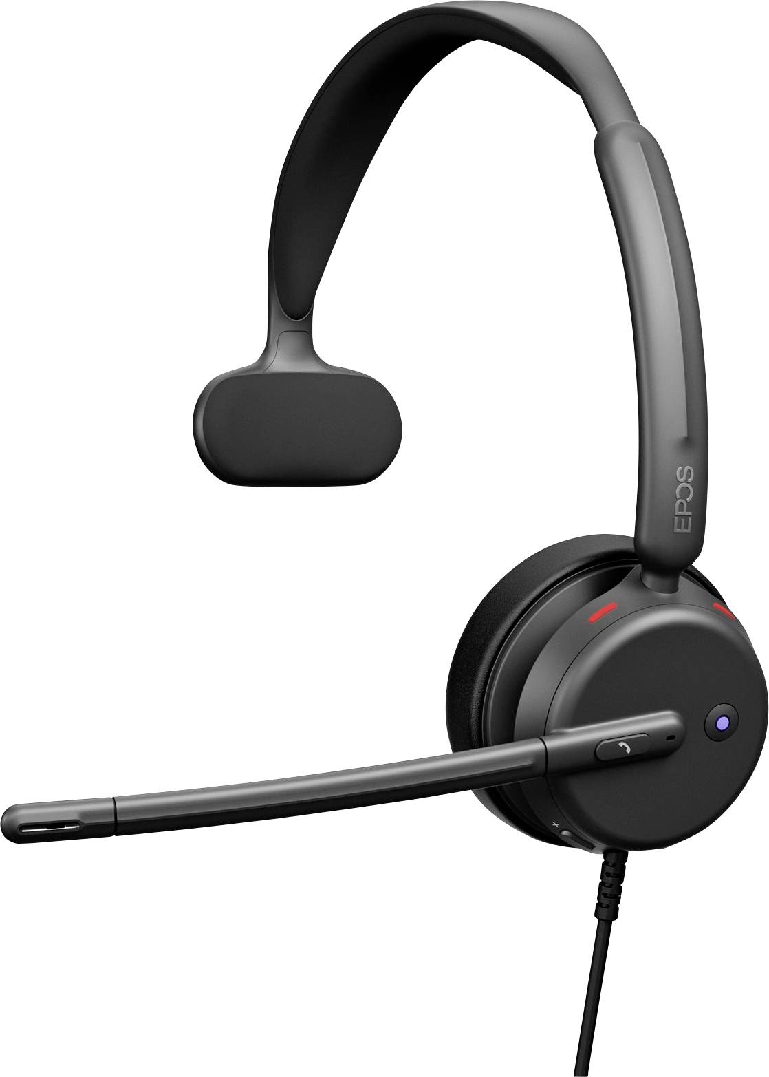 EPOS IMPACT 430T On Ear Headset kabelgebunden Mono Schwarz Telefon