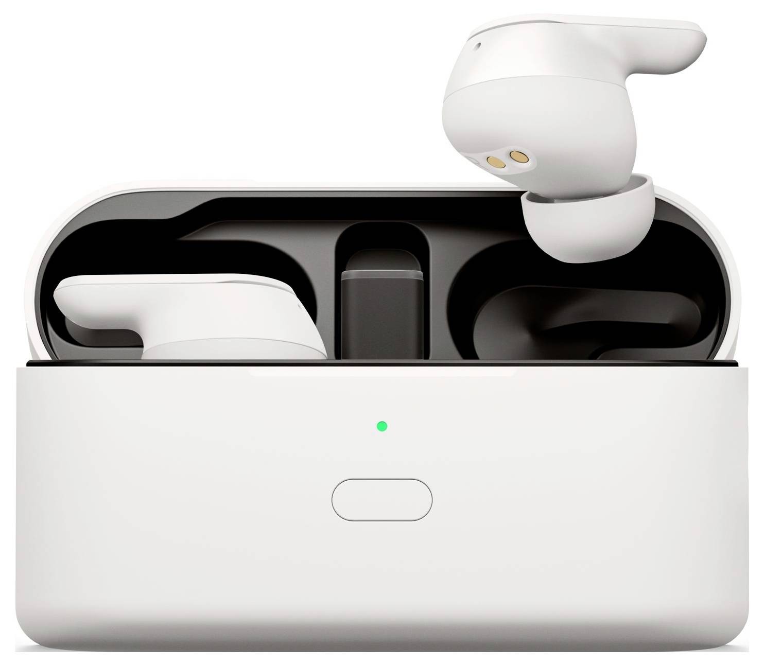 EPOS ADAPT E1 In Ear Headset Kabellos, Bluetooth® Stereo Weiß Noise Cancelling, Mikrofon-Rauschunterdrückung Headset, Ladecase