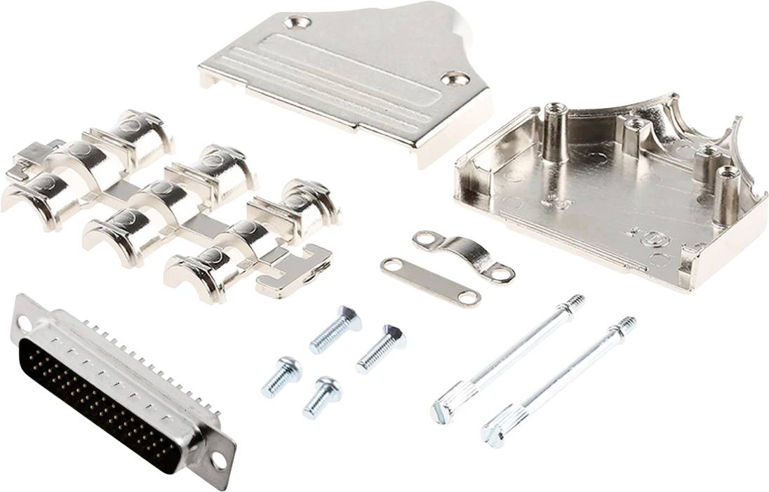 MH Connectors MHDM25-HD44MS-K D-SUB Buchsenleisten-Set 180° Polzahl: 25 Lötkelch 1St.