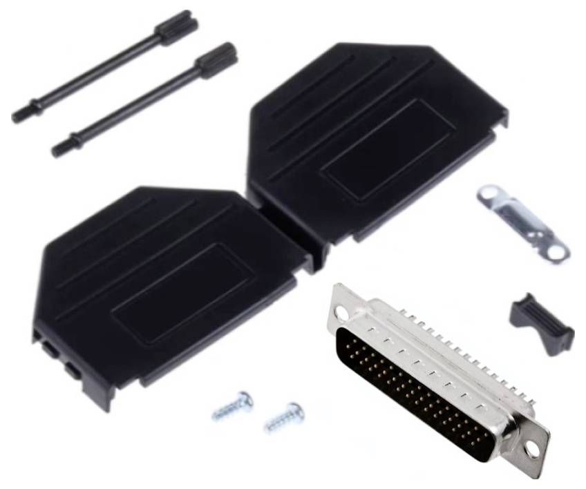 MH Connectors MHDPPK25HD44MS-K D-SUB Stiftleisten-Set 180 ° Polzahl: 25 Lötkelch 1 St.