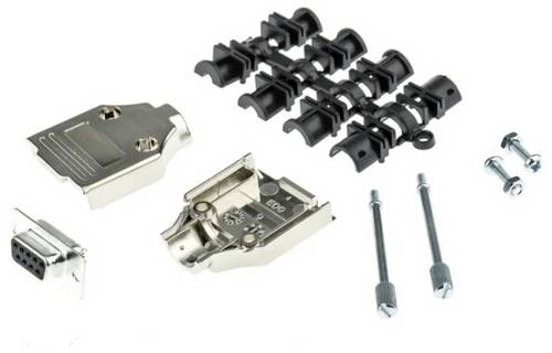 MH Connectors MHDTPK9-DB9S-K D-SUB Buchsenleisten-Set 180 ° Polzahl: 9 Lötkelch 1 St.