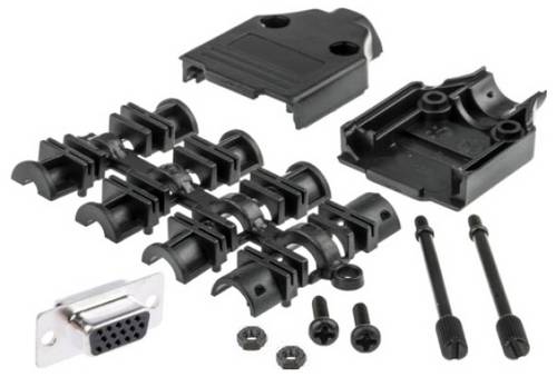 MH Connectors MHDTPPK9HD15FSK D-SUB Buchsenleisten-Set 180 ° Polzahl: 9 Lötkelch 1 St.