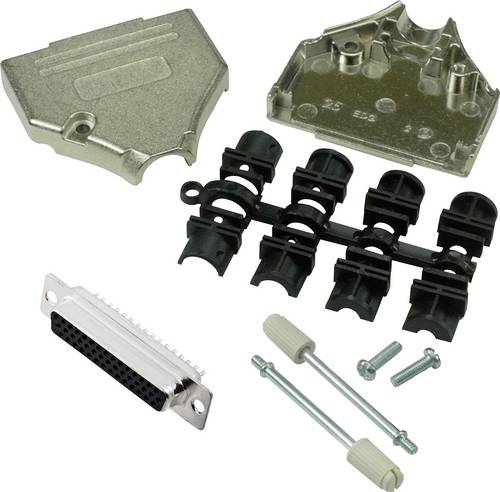 MH Connectors MHDTZK25HD44FS-K D-SUB Buchsenleisten-Set 180 ° Polzahl: 25 Lötkelch 1 St.